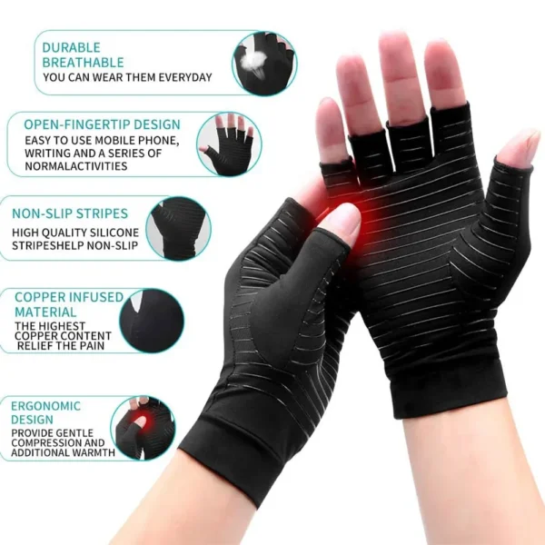 Copper Compression Arthritis Gloves, Healing for Arthritis - Bild 2
